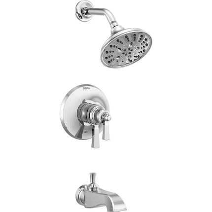 Delta 17 Thermostatic Tub And Shower Trim T17T456 - Plumbing Market