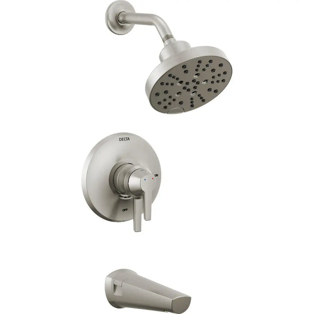 Delta 17S Tub Shower Trim With H2Okinetic T17472-SS-PR - Plumbing Market