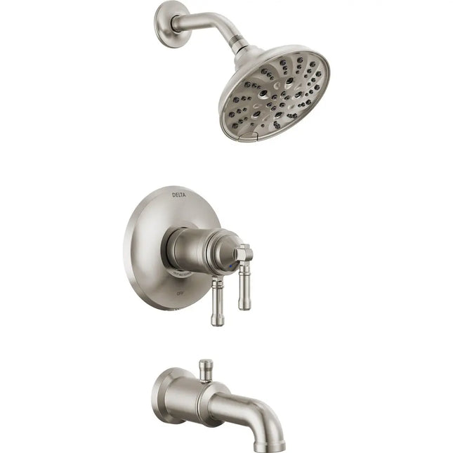 Delta 17T Series Tub Shower Trim T17T484-SS-PR - Plumbing Market