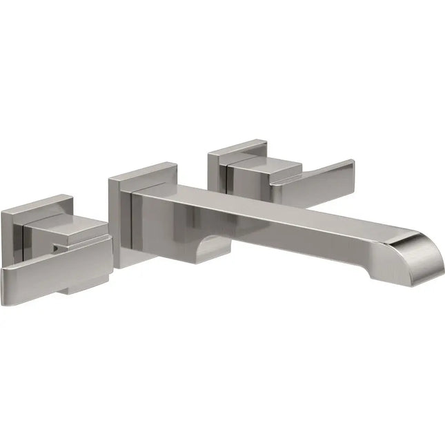 Delta 2H Wall Mount Lavatory Faucet - 8" T3567LF-SSWL - Plumbing Market