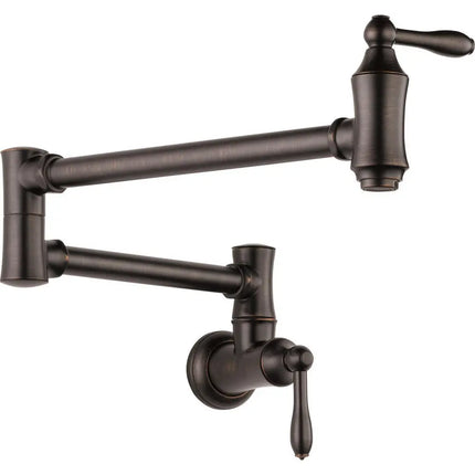 Delta Delta Wallmount Pot Filler Faucets 1177LF-RB - Plumbing Market