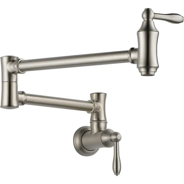 Delta Delta Wallmount Pot Filler Faucets 1177LF-SS - Plumbing Market