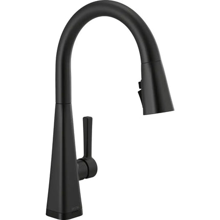 Delta Touch2O Pull-Down Kitchen Faucet 1L 19802TZ-BL-DST - Plumbing Market