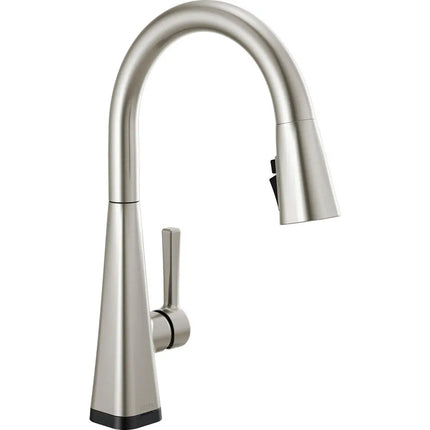 Delta Touch2O Pull-Down Kitchen Faucet 1L 19802TZ-SP-DST - Plumbing Market