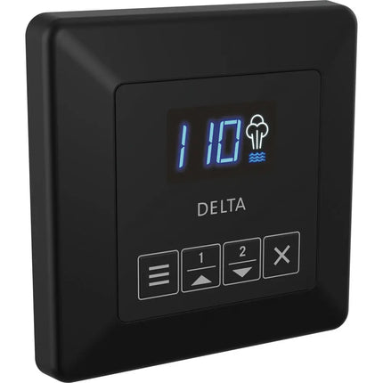 Delta Transitional Steam Shower Controller Matte Black EP103309BL - Plumbing Market