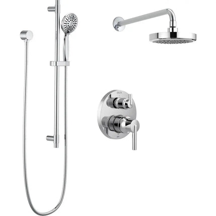 Delta Trim Only Round Pressure Balance Shower Kit DF-TKIT1-PBR - Plumbing Market