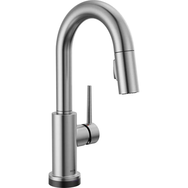 Delta Trinsic Bar Pulldown Touchless Kitchen Faucet Ar 9959TL-AR-DST - Plumbing Market