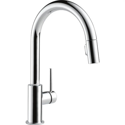 Delta Trinsic Pull-Down Kitchen Faucet 9159-DST - Plumbing Market