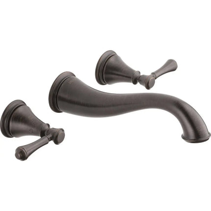 Delta Two Handle Wall Mount Lavatory Faucet Trim T3597LF-RBWL - Plumbing Market