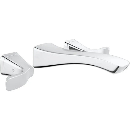 Delta Two Handle Wall Mount Lavatoryfaucet T3552LF-WL - Plumbing Market