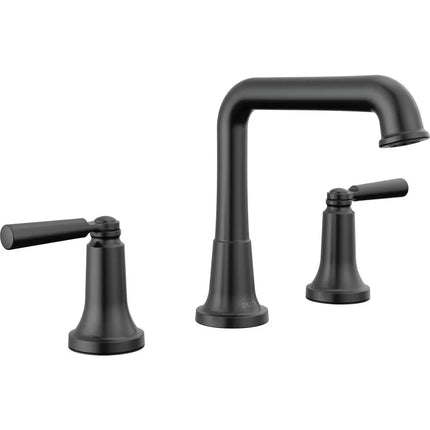 Delta Two Handle Widespread Bathroom Faucet 3536-BLMPU-DST - Plumbing Market