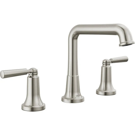 Delta Two Handle Widespread Bathroom Faucet 3536-SSMPU-DST - Plumbing Market