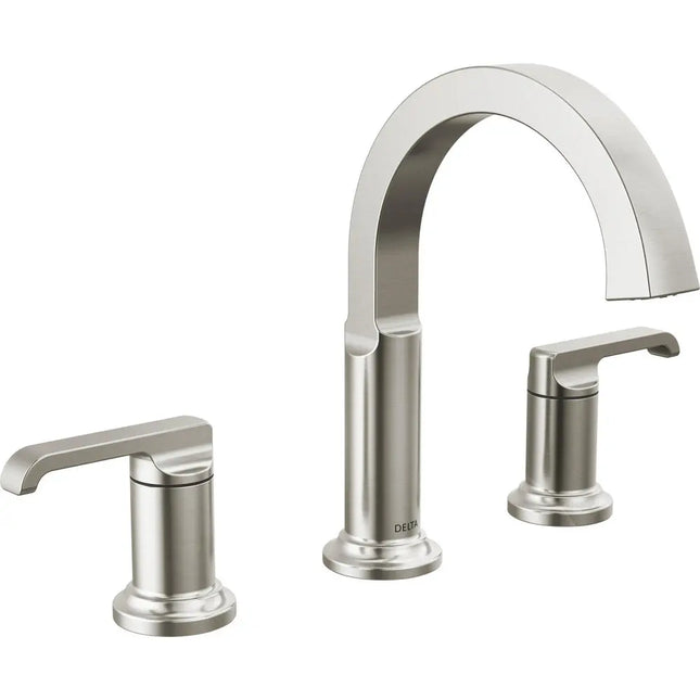 Delta Two Handle Widespread Bathroom Faucet 35588-SS-PR-DST - Plumbing Market