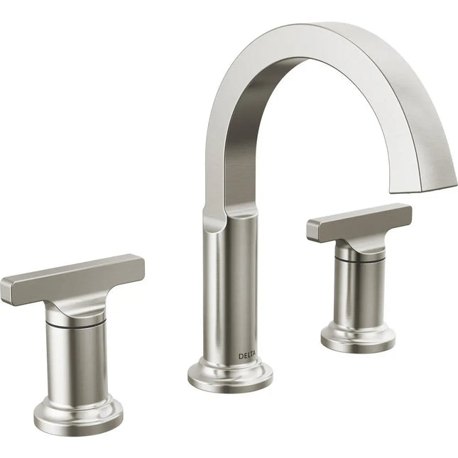 Delta Two Handle Widespread Bathroom Faucet 355887-SS-PR-DST - Plumbing Market