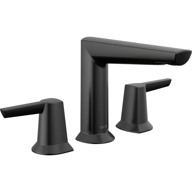 Delta Two Handle Widespread Bathroom Faucet 3571-BLMPU-DST - Plumbing Market