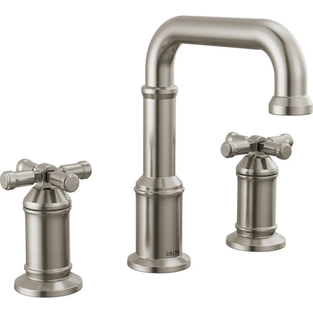 Delta Two Handle Widespread Bathroom Faucet 3587-SS-PR-DST - Plumbing Market