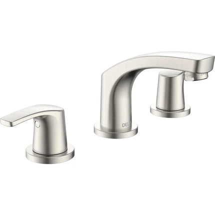 Delta Two Handle Widespread Lavatory Faucet - Less Pop-Up 3534LF-SS-LPU - Plumbing Market