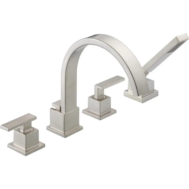 Delta Vero: Roman Tub With Handshower Trim T4753-SS - Plumbing Market