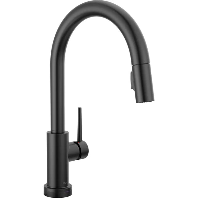 Delta Voiceiq Single-Handle Pull-Down Kitchen Faucet Touch2O 9159TV-BL-DST - Plumbing Market