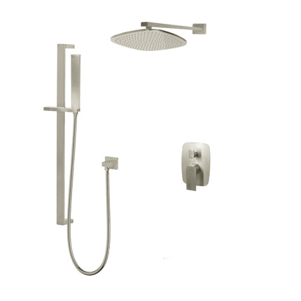 Kodaen Timelyss 2-way pressure balanced shower system with 12" head from wall - Kit 1 Kodaen