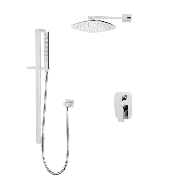 Kodaen Timelyss 2-way pressure balanced shower system with 12" head from wall - Kit 1 Kodaen