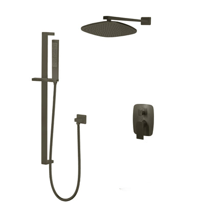 Kodaen Timelyss 2-way pressure balanced shower system with 12" head from wall - Kit 1 Kodaen