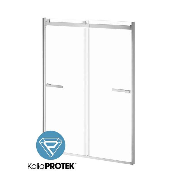 Kalia AKCESS 2.0 with KaliaProtek (Box 1 of 2) Internal Mobile Panel with Inst. Hardware / For 2-Panel Sliding Shower Door for Alcove Installation 60''x79'' Reversible Chrome Clear with Film Glass DR2073-110-005 - Plumbing Market