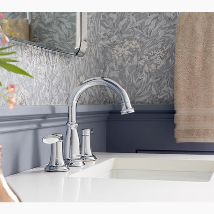 Kohler Bellera Widespread bathroom sink faucet, 0.5 gpm K-27380-4N-CP - Plumbing Market