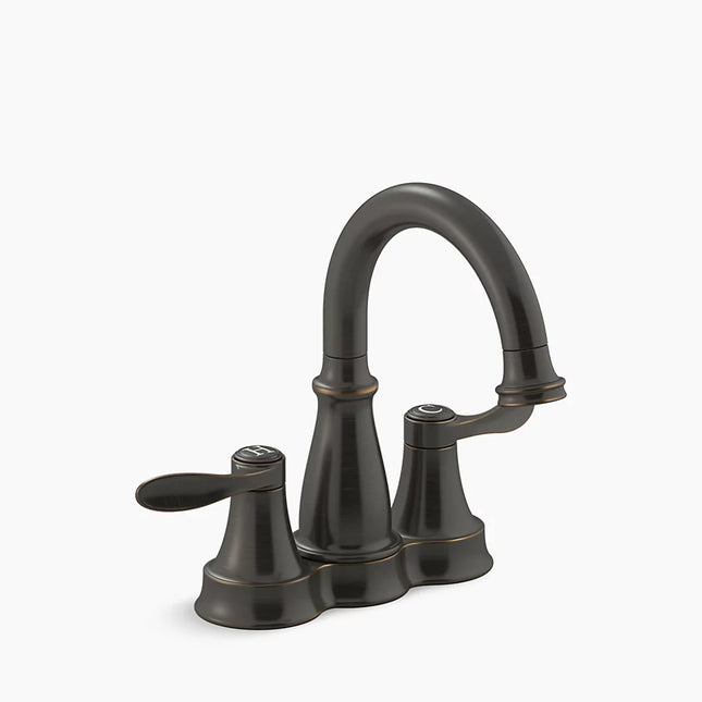 Kohler Bellera Centerset bathroom sink faucet, 1.2 gpm K-27378-4-2BZ - Plumbing Market