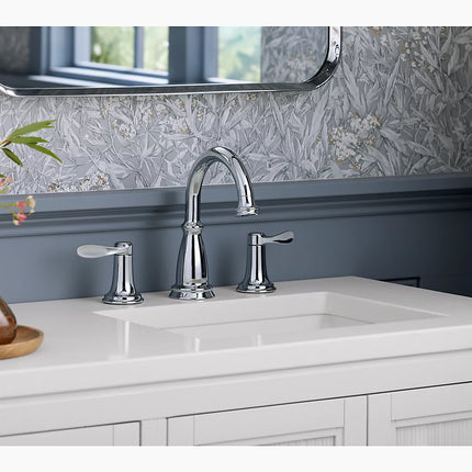 Kohler Bellera Widespread bathroom sink faucet, 0.5 gpm K-27380-4N-CP - Plumbing Market