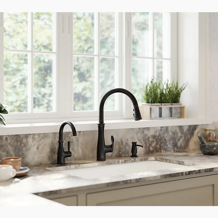 Kohler Bellera Touchless pull-down kitchen sink faucet with three-function sprayhead K-29108-VS - Plumbing Market