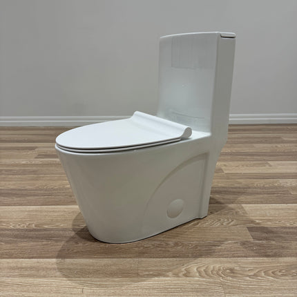 ZUUZ One Piece Toilet, Dual Flush 4/6l, 12" Rough, UF Seat Cover - Plumbing Market