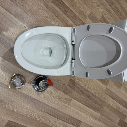 ZUUZ One Piece Toilet, Dual Flush 4/6l, 12" Rough, UF Seat Cover - Plumbing Market