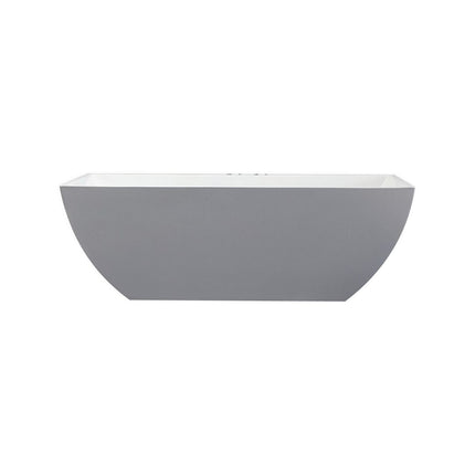 Kube Bath Contemporanea 59″ Free Standing Bathtub Kube Bath