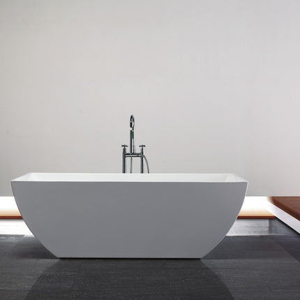 Kube Bath Contemporanea 59″ Free Standing Bathtub Kube Bath