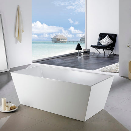 Kube Bath Squadra 59″ Free Standing Bathtub Kube Bath