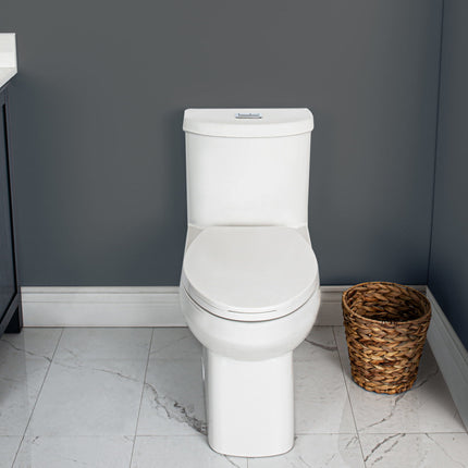 KIERA 1PC 4.8/3L DUAL FLUSH TOILET W/SEAT - 4710BNWUW Plumbing Market