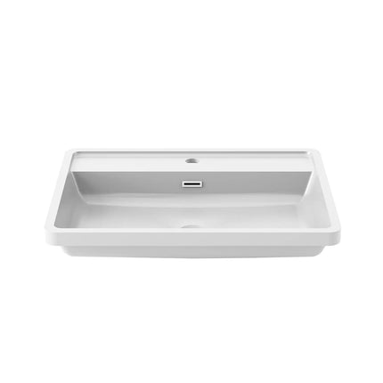 Kalia EKLA  White Castylat Lavatory (1 Hole for Single-Hole Faucet) FU1451-240 - Plumbing Market