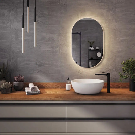 Kalia Eclipse 20 x 32 Inch LED Backlit Bathroom Mirror - Plumbing Market
