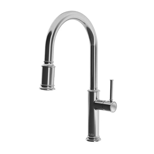 Kalia Exki Diver Single Handle Kitchen Faucet With Pull Down Spray - Plumbing Market