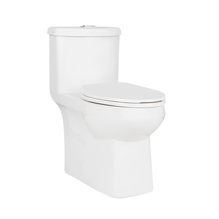 KIERA 1PC 4.8/3L DUAL FLUSH TOILET W/SEAT - 4710BNWUW Plumbing Market