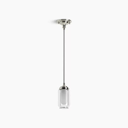 Kohler Artifacts 1 Light Pendant 22653-PE01-SNL - Plumbing Market