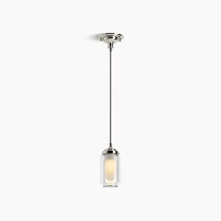 Kohler Artifacts 1 Light Pendant 22653-PE01-SNL - Plumbing Market