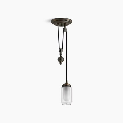 Kohler Artifacts 1 Light Pendant - Adjustable 22654-PE01-BZL - Plumbing Market