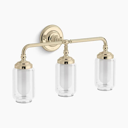 Kohler Artifacts 3 Light Sconce 32806-SC03-AFL - Plumbing Market