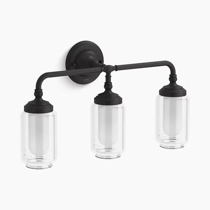 Kohler Artifacts 3 Light Sconce 32806-SC03-BLL - Plumbing Market