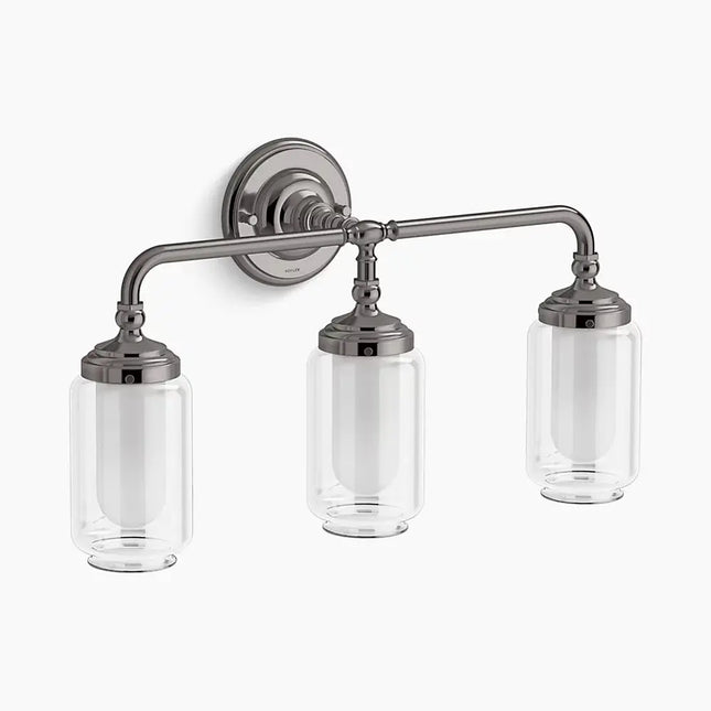 Kohler Artifacts 3 Light Sconce 32806-SC03-TTL - Plumbing Market