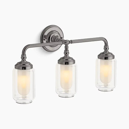 Kohler Artifacts 3 Light Sconce 32806-SC03-TTL - Plumbing Market