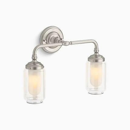 Kohler Artifacts Double Sconce 72582-BNL - Plumbing Market