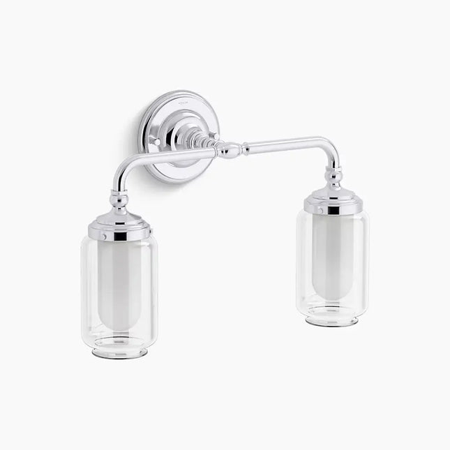 Kohler Artifacts Double Sconce 72582-CPL - Plumbing Market